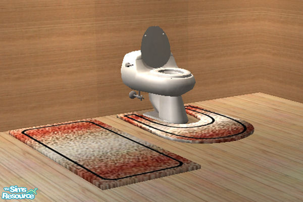 Sims 2 — restroom_rug_t0000072101 by irkush — Recolors Echo\'s Bathroom Rugs