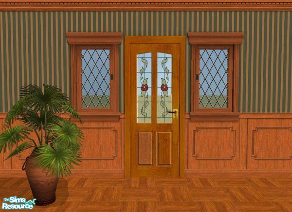Sims 2 — Richmond Keats Door by sallyhails — Recolour using Raveena & BitzyBus\'s fabulous Designer Door Mesh.