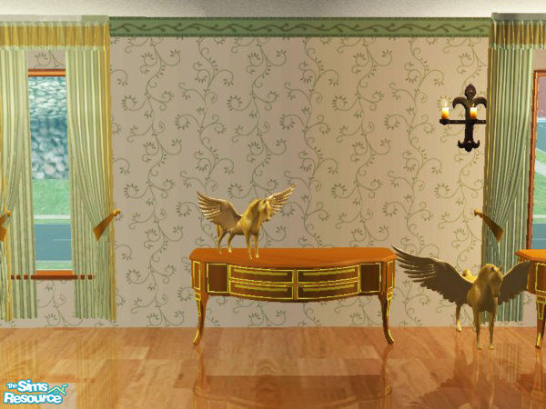 Sims 2 — Venice Livingroom - Pegasus small by MysticVelvet — This is the Mesh, you will require this for all recolors to