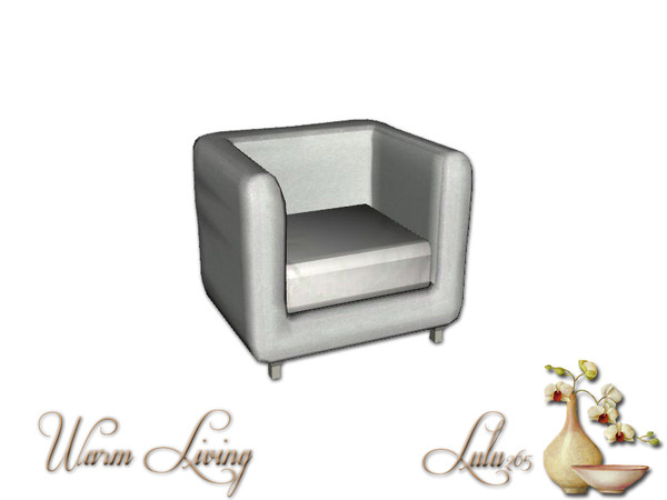 Sims 3 — Warm Living Chair by Lulu265 — Part of the Warm Living Set Fully CAStable Made by Lulu265 for TSR. Please do not