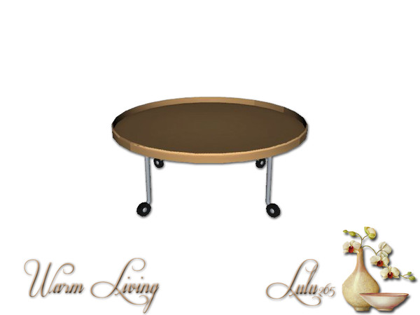 Sims 3 — Warm Living Coffee Table by Lulu265 — Part of the Warm Living Set Fully CAStable Made by Lulu265 for TSR. Please