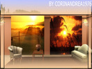 Sims 3 — MODERN PAINTINGS OF SUNSETS FOR  MODERN SIMS HOUSE by corinaandrea19762 — by cori1976 I LOVE SUNSETS!SO I WANTED