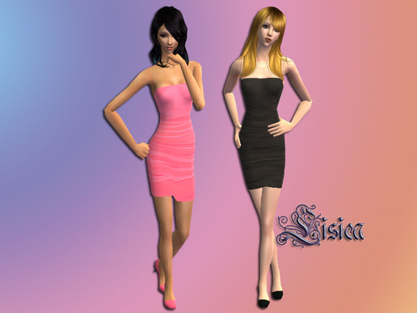Sims 2 — Two cocktail dresses by Lisica022 — Two cocktail dresses for your adult sims.