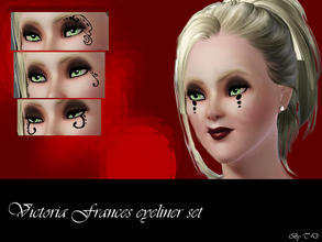 Sims 3 — VictoriaFrancesEyeliner01_T.D. by Sylvanes2 — Victoria Frances eyeliner 01 of the set.