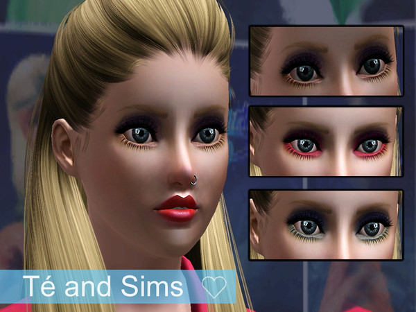 Sims 3 — Glittery Eyeshadow by TeandSims2 — Sparkly eyeshadow by Te and Sims Female only, teen-adult Hope you like this! 