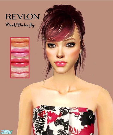 Sims 2 — Revlon Super Lustrous Lip Glosses by darkbuterfly — 4 realistic original lip glosses from Revlon, makes your sim
