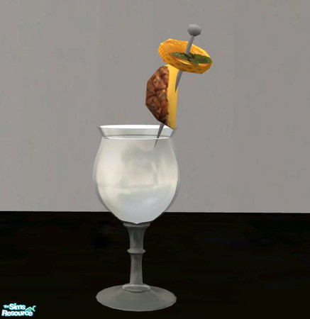 Sims 2 — PB Bar - Cocktail Pinacolada by ShinoKCR — 
