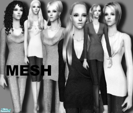 Sims 2 — Sandra Everyday Set - Mesh Nikisatez05 Afbody 2309 by nikisatez05 — 