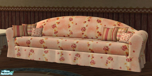 Sims 2 — Country Living Recolor Set 1 - Sofa by Simaddict99 — This will recolor both Maxis\' sofa and matching loveseat.