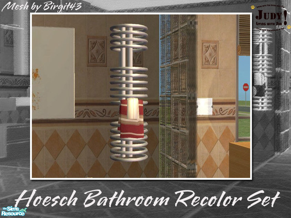 Sims 2 — Judy_Hoesch Bathroom_WallRadiator by judyhugsnoopy — Recolor of Birgit43 Hoesch Bathroom Set, hope you like it