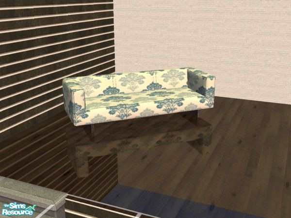 Sims 2 — Fleur de Lys - sofa by mu13 — a retro recolor of the Mango Set \"Garance\"