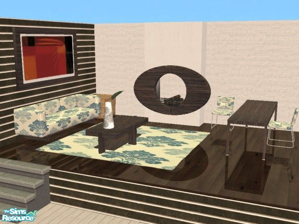 Sims 2 — Fleur de Lys by mu13 — a retro recolor of the Mango Set \"Garance\"