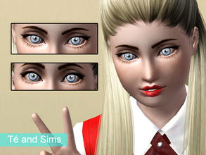 Sims 3 — [TE] Winged Eyeliner by TeandSims2 — Basic winged eyeliner for your Simmies Female only, teen-elder -Te