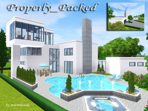 Sims 3 — Properly_Packed by matomibotaki — Stone by stone, brick by brick and so properly packed come your new sims home