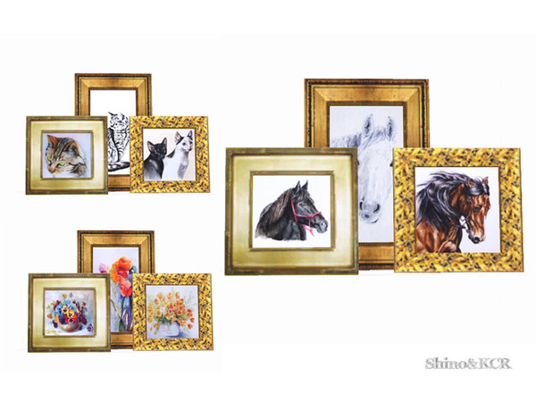 Sims 3 — Modular Living - Pictureframes by ShinoKCR — 