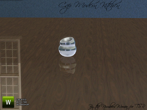 Sims 3 — Cap Modern Kitchen Stack-O-Bowls by TheNumbersWoman — Stylish Furniture priced for the disappearing middle class