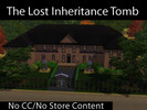 Sims 3 — The Lost Inheritance *Working Tomb* by RamenNoodles — Rumor has it that the wealthy owner of this mansion had no