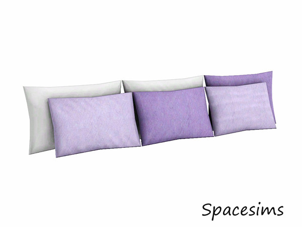 Sims 3 — Lilith teen room - Pillows by spacesims — Soft and cozy, these pillows match perfectly on single beds.