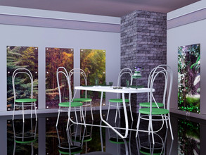 Sims 3 — Fresh Green Dining by Flovv — Winter or summer, your radiators will stay with you. What about using a design
