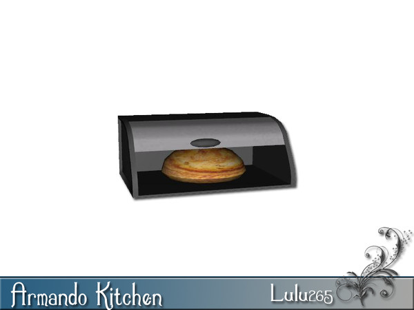 Sims 3 — Armando Kitchen Bread Box by Lulu265 — Part of the Armando Kitchen Set Fully CAStable Made by Lulu265 for TSR.