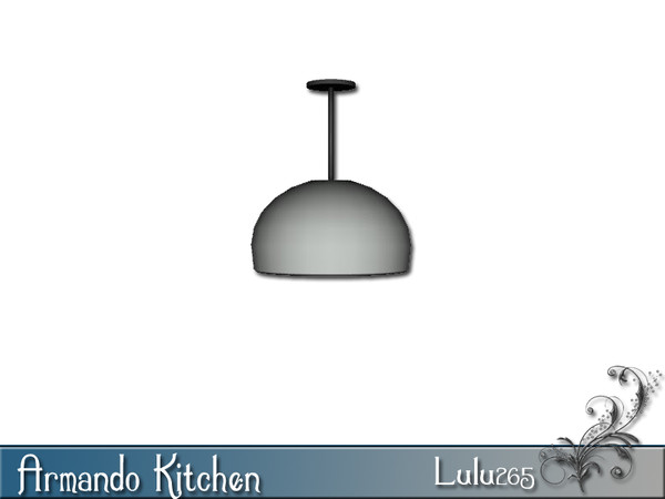 Sims 3 — Armando Kitchen Ceiling Light by Lulu265 — Part of the Armando Kitchen Set Fully CAStable Made by Lulu265 for