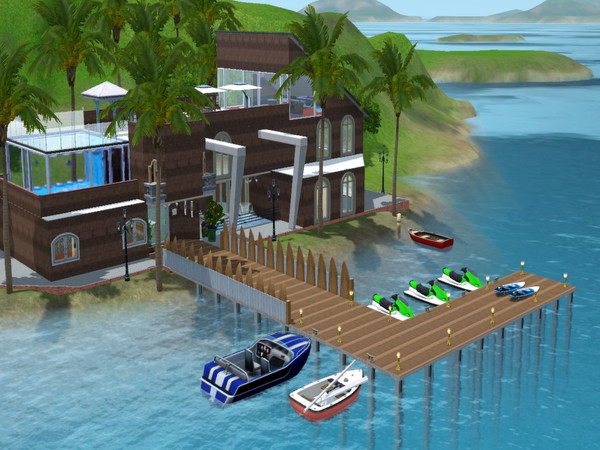 Sims 3 — First Mate by jasoncrasher2 — First Mate is a vacation home for sims who wish to get away from the prying eyes