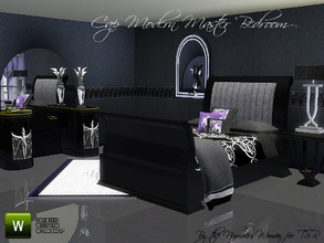 Sims 3 — Cap Modern Master Bedroom by TheNumbersWoman — Sleek and glamorous this Bedroom takes us back to the days of