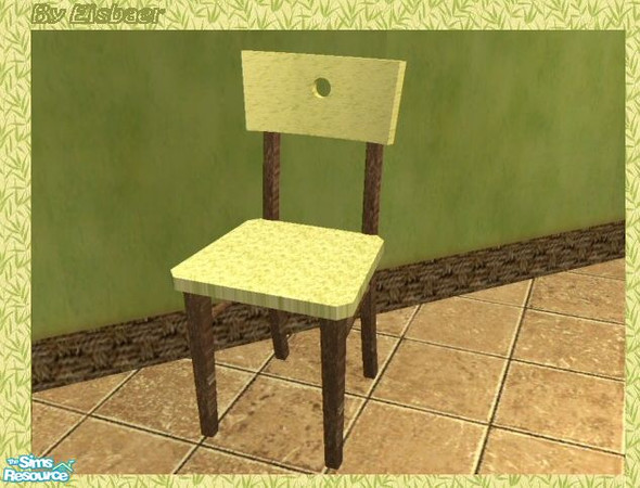 Sims 2 — Little Thinker Country TC22 - Chair by Eisbaerbonzo — Desk chair in country optics