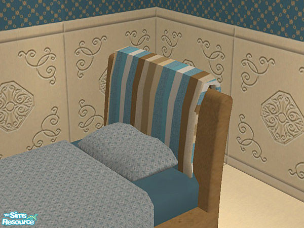Sims 2 — Svealyns TC73 Recolour Miras Bedroom - Single Bed Deco by Svealyn — A recolour of \"Mira\'s birthday