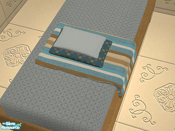 Sims 2 — Svealyns TC73 Recolour Miras Bedroom - Single Bed Throw by Svealyn — A recolour of \"Mira\'s birthday