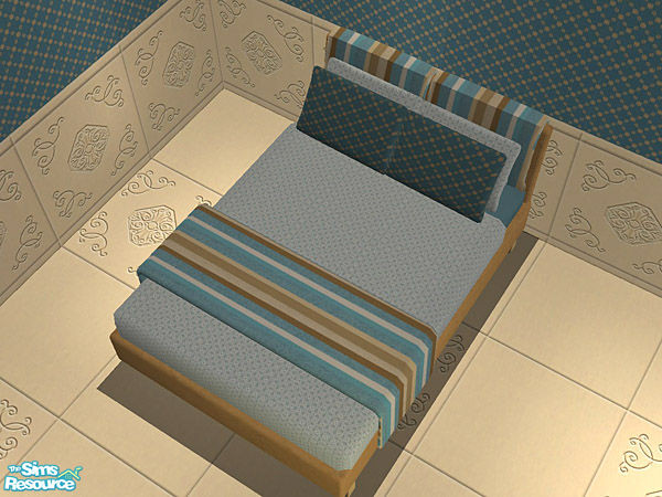 Sims 2 — Svealyns TC73 Recolour Miras Bedroom - Double Bed Deco by Svealyn — A recolour of \"Mira\'s birthday