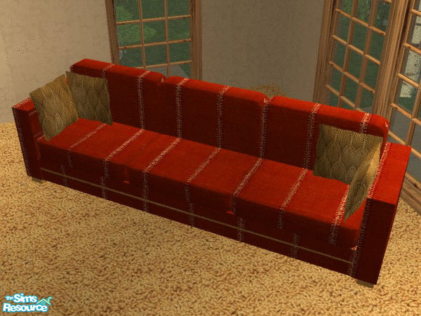 Sims 2 — SR TC59 Living Room Sofa by SimanthaRat — as shown