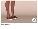 Sims 3 — Boat Shoes - Females by pixicat2 — Boat Shoes for females - Recolorable pixicat.tumblr.com