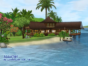 Sims 3 — Mahowi - Island Paradise requested by Guardgian2 — Mahowi is a house by the see without custom content. It