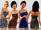 Sims 3 — Mini Sequin Strapless Dress by callbery2 — Radiant dress for your Sim!