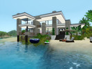 Sims 3 — Del Mar by sisaymi2 —  This is a modern family house on the beach. It's fully furnished and has: living room,