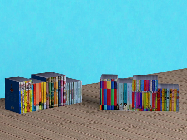 Sims 3 — Saylor Children's Books by Rennara — Decor children's books - Saylor
