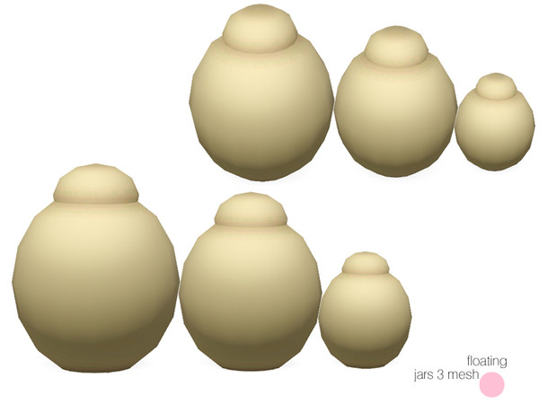 Sims 3 — Floating Jars 3 Mesh by DOT — Floating Jars 3 Mesh by DOT of The Sims Resource