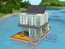 Sims 3 — Single Living Houseboat by Gabriella1907Debby2 — The perfect houseboat for your Sim! This simple house, for your