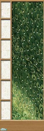 Sims 2 — Shizuka Paneling #3 by estatica — Part of a set, this exotic paneling may be the perfect addition to your