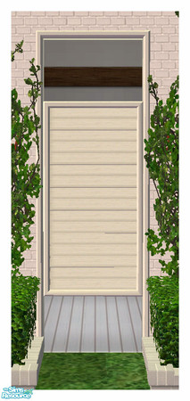 Sims 2 — BH Door - Saloon Door 1Tile STRAIGHT by simtomatic — This object requires the Beach House Shuttered Window