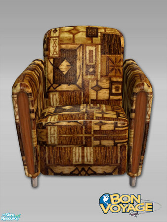Sims 2 — Armchair Cushions - 04 by Shakeshaft — Part of a recolour set of the new Bon Voyage Loveseat and Armchair, in