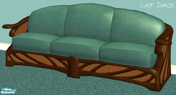 Sims 2 — Seascape Solid Blue Couch Cushions by LastDance — Vibrant blue cushions. Couch frame posted separate. No EP