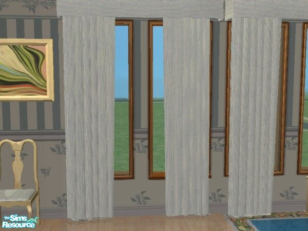 Sims 2 — Salome Bedroom TC58 - Curtain by MysticVelvet — Recolor of my Teatime Dining Curtain, to be found here on TSR.