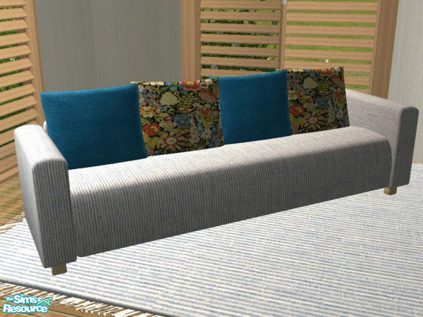 Sims 2 — SR TC58 Sofa by SimanthaRat — You will need the mesh for this sofa in order for the other furniture to show up.