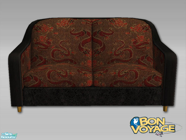 Sims 2 — Loveseat Cushions - 06 by Shakeshaft — Part of a recolour set of the new Bon Voyage Loveseat and Armchair, in