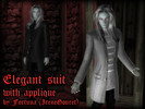 Sims 3 — Elegant suit with applique by IreneGouret — Today I brought you some another elegant suit for males. This is a