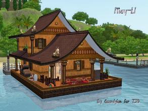 Sims 3 — May-Li by Guardgian2 — Inspired by the floating houses we can see in Asia (and by the film KunFu Panda ;) ) I