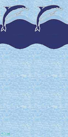 Sims 2 — Pool Wall Tile 21 by Raveena — Seasons expansion is required to change the walls and floors in swimming pools.