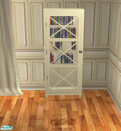Sims 2 — PB Dining - recolor cream - Cabinet Books by ShinoKCR — 